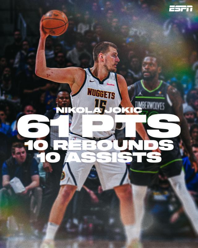 星空体育在线登录-约基奇输球仍打服狼队！华子：他是除我之外最强的